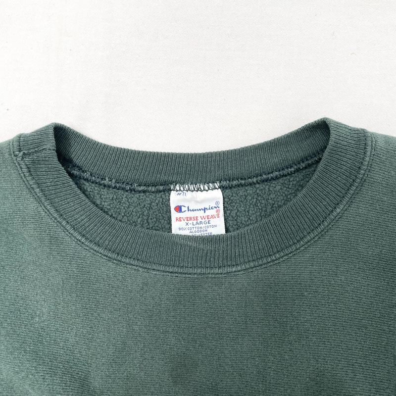 ����š�90s Champion �ɽ����� MANHATTAN COLLEGE REVERSE WEAVE ������XL ���꡼�� �������å� �ȥ졼�ʡ� �����ԥ����O˭�ġ�