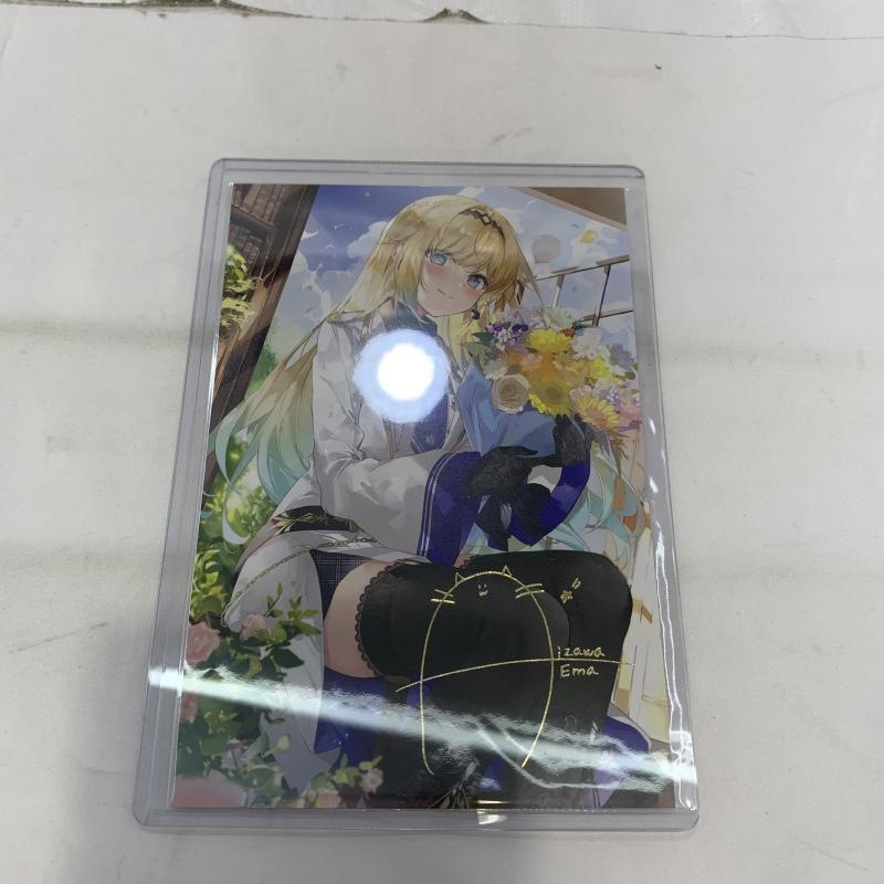 中古】開封)藍沢エマ 誕生日記念グッズ2023 箔押しサイン入りポスト