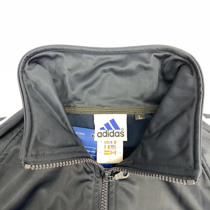 ����š�OLD ADIDAS ��������� �ȥ�å����㥱�å� L �ͥ��ӡ� ���ǥ�������O��¼��