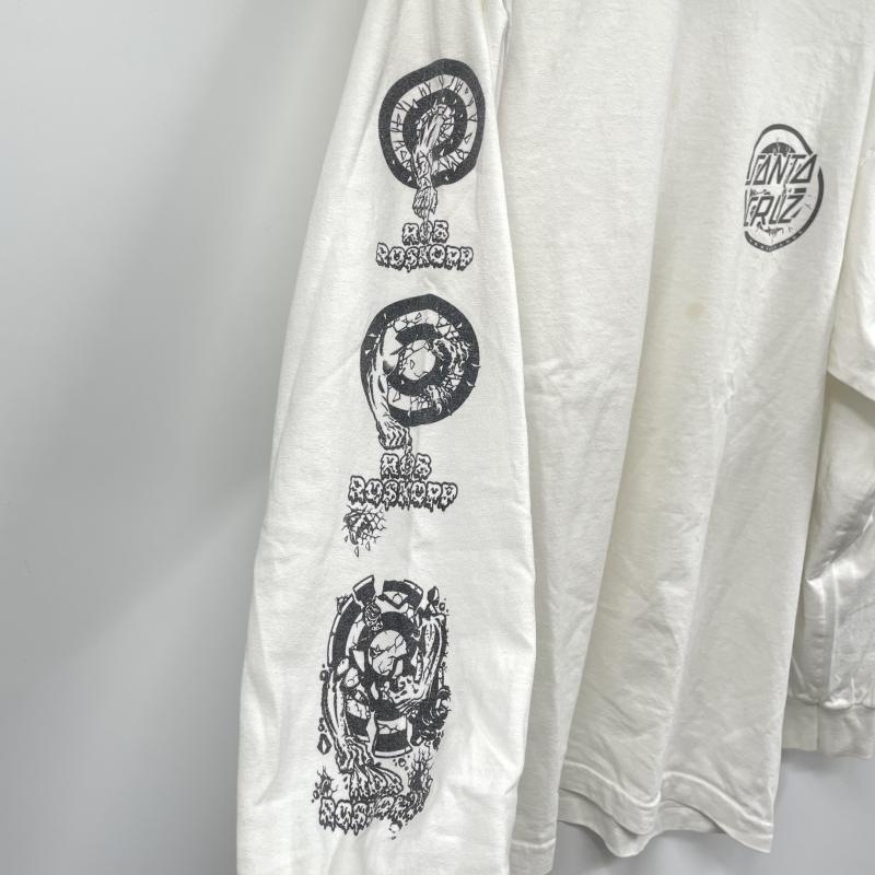 ����šۥ������SANTA CRUZ ROB ROSKOPP L/S ���������� �ۥ磻�� ���󥿥��롼����O˭�ġ�