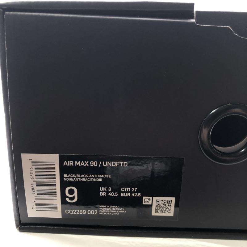 ����š�UNDEFEATED �� Nike Air Max 90 "Black/Rush Pink" 27cm CQ2289-002 ����ǥ��ե����ƥå� �� �ʥ��� �����ޥå���90 "�֥�å�/��å���ԥ�"��O˭�ġ�