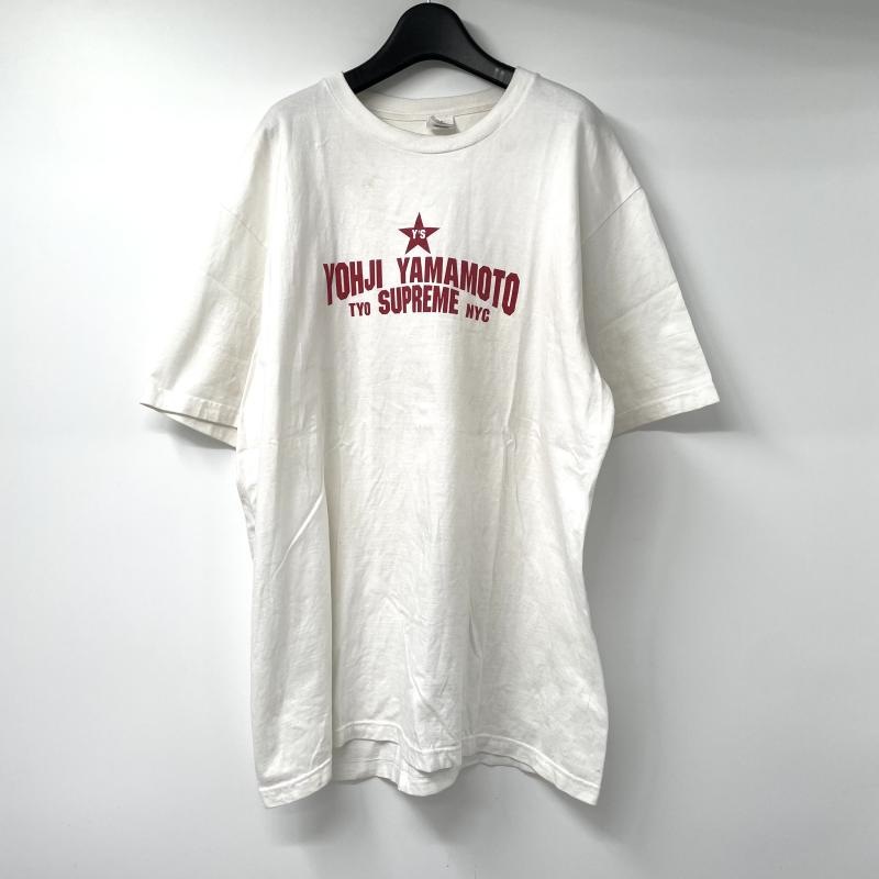 ����š�SUPREME��25AW Y��s by Yohji Yamamoto Star T����ġ��ۥ磻�ȡ�������XL ����ץ꡼�� �磻�� �襦����ޥ�ȡ�O˭�ġ�