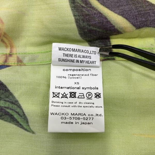 ����š�WACKO MARIA 20SS ��������ޥꥢ �����ϥ���� ���꡼�� size XS���拾�ޥꥢ��O������