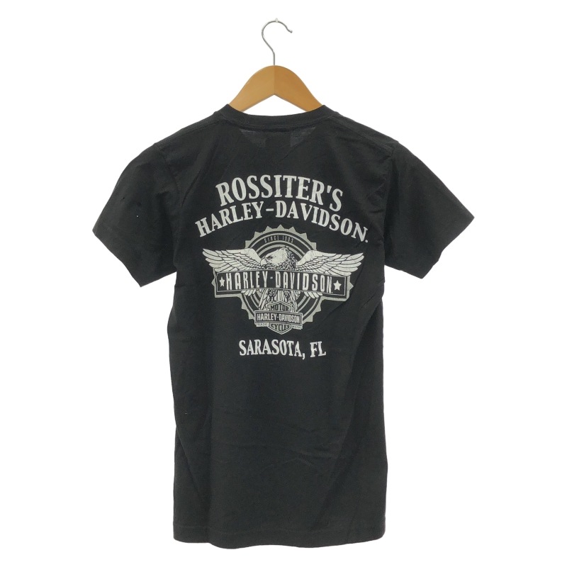 ����š�Harley Davidson ξ�̥ץ���Tee S �֥�å� �ϡ��졼���ӥåɥ����OȾ��Ź��