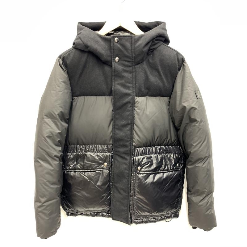����š�WOOLRICH INTARSIA MOUNTAIN �����󥸥㥱�å� ������XS �֥�å� �������å���O��¼��