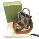 ����š�GUCCI 2way�Хå� 699406 �֥饦�� ���å� Jumbo GG�����Х���OȾ�ġ�