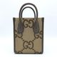 ����š�GUCCI 2way�Хå� 699406 �֥饦�� ���å� Jumbo GG�����Х���OȾ�ġ�