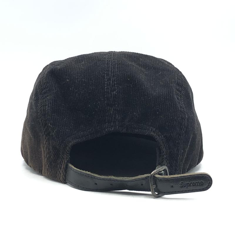 ����š�supreme Fine Wale Corduroy Camp Cap �֥�å�������ץ꡼���O˭�ġ�