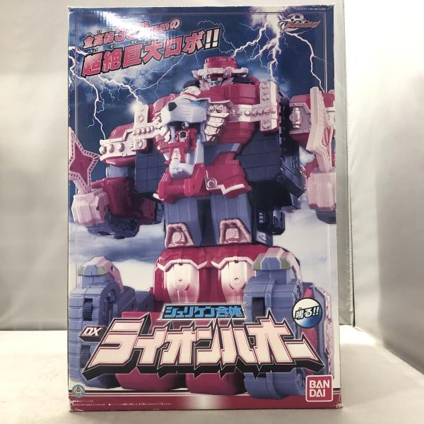 中古】バンダイ シュリケン合体 DXライオンハオー 手裏剣戦隊ニンニン