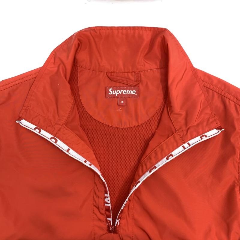 ����š�Supreme Zip Logo Pullover Windbreaker ������S ��å� ����ץ꡼���O��¼��