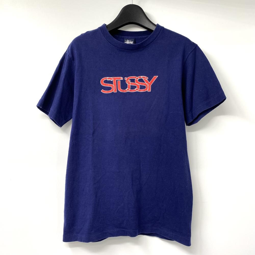 š90s STUSSY ץT S ͥӡ USA ƥ塼O˭Ź