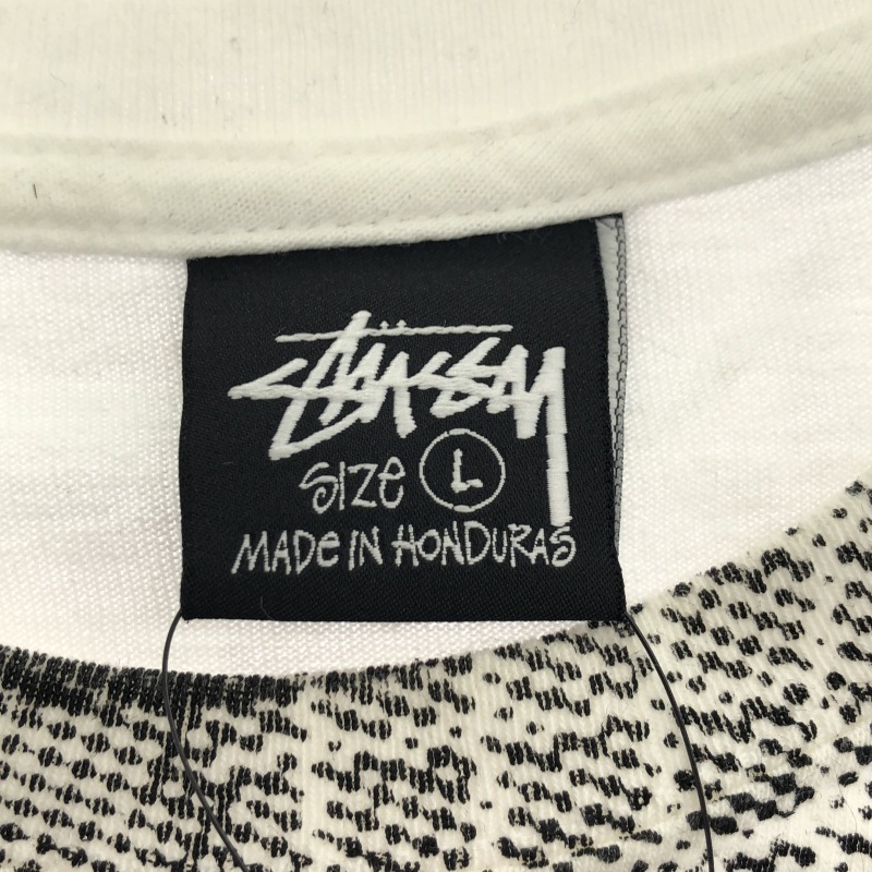 ����š�Stussy �� Gang Starr 23SS �ե��ȥץ���T����� L �ۥ磻�� ���ƥ塼���� ����󥰡���������OȾ�ġ�