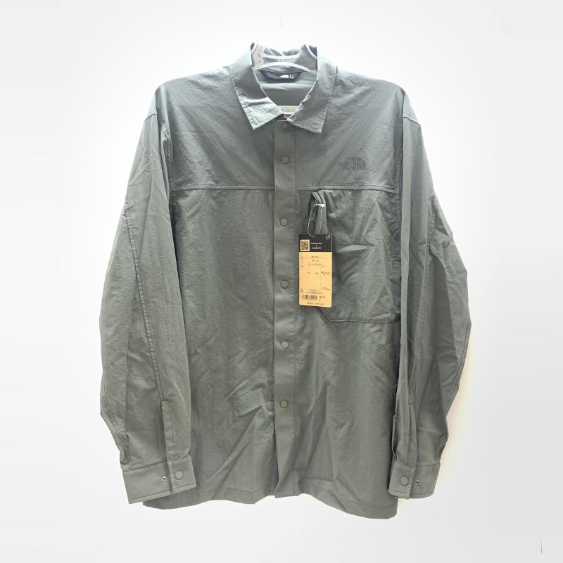 【中古】THE NORTH FACE ハイカーズシャツ M ヒューズボックスグレー NR12501 ザノースフェイス[92][240092309967] 中古】THE NORTH FACE ハイカーズシャツ M ヒューズボックスグレー