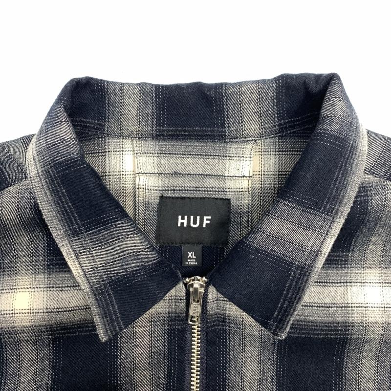 ����š�HUF plaid full zip shirt XL ���⥿���ڤ� �ϥա�O��¼��