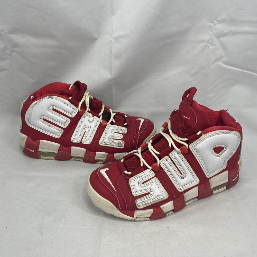 ����š�NIKE��Supreme AIR MORE UPTEMPO SUPREME 26.5cm 902290-600 �Ŏ����������̎ߎ؎��ѡ�O̾�Ų��ߤʤȡ�