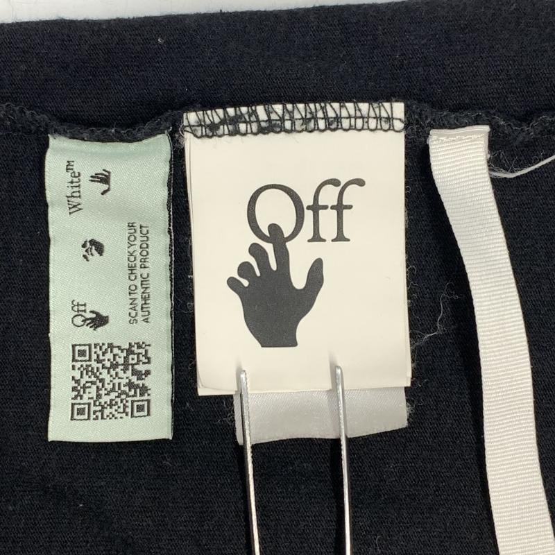 ����š�OFFWHITE �ޡ����������� �ץ���L/S Tee ������XXL �֥�å� �������� ���եۥ磻�ȡ�O��¼��
