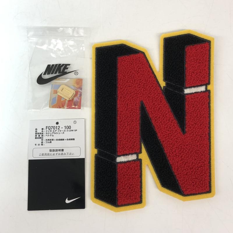 šNIKENIGO AIR FORCE 3 LOW SP White 28.5cm FQ7012-100 OΩŹ