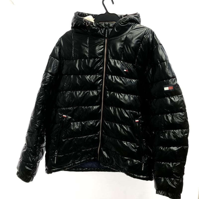 ����š�TOMMY HILFIGER ���ʥ����󥸥㥱�å� XL �֥�å� 150AN214 �ȥߡ��ҥ�ե�������O��Ω��