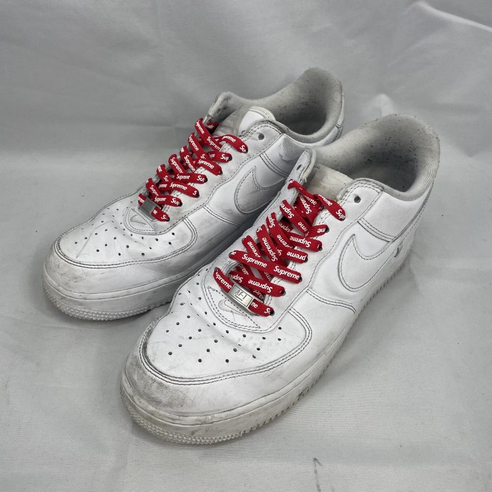 ����š�Supreme��NIKE AIR FORCE 1 Low 28cm �ۥ磻�� �����̎ߎ؎��ѡ��Ŏ�����O̾�Ų��ߤʤȡ�