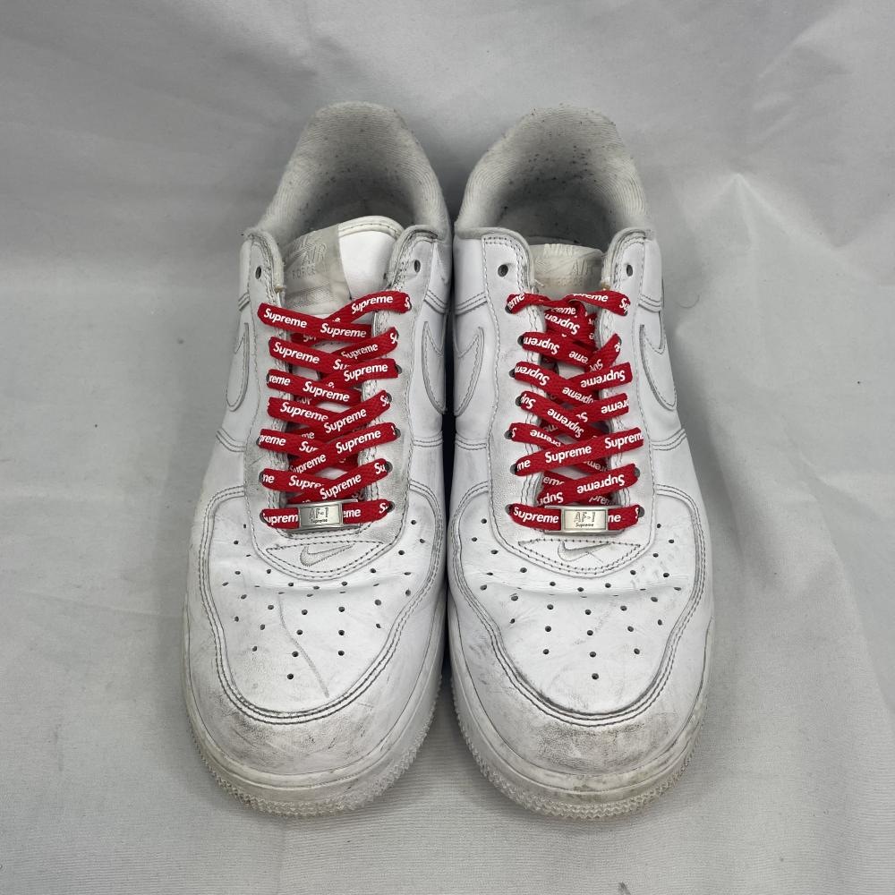 ����š�Supreme��NIKE AIR FORCE 1 Low 28cm �ۥ磻�� �����̎ߎ؎��ѡ��Ŏ�����O̾�Ų��ߤʤȡ�