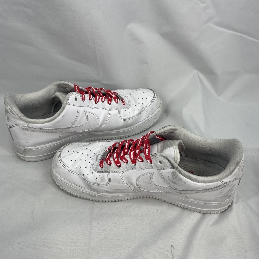 ����š�Supreme��NIKE AIR FORCE 1 Low 28cm �ۥ磻�� �����̎ߎ؎��ѡ��Ŏ�����O̾�Ų��ߤʤȡ�