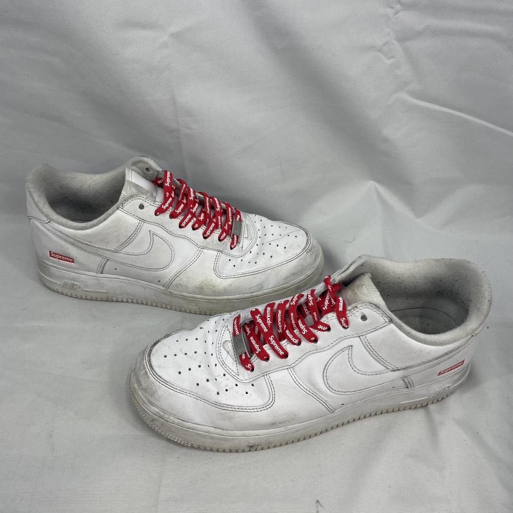 ����š�Supreme��NIKE AIR FORCE 1 Low 28cm �ۥ磻�� �����̎ߎ؎��ѡ��Ŏ�����O̾�Ų��ߤʤȡ�