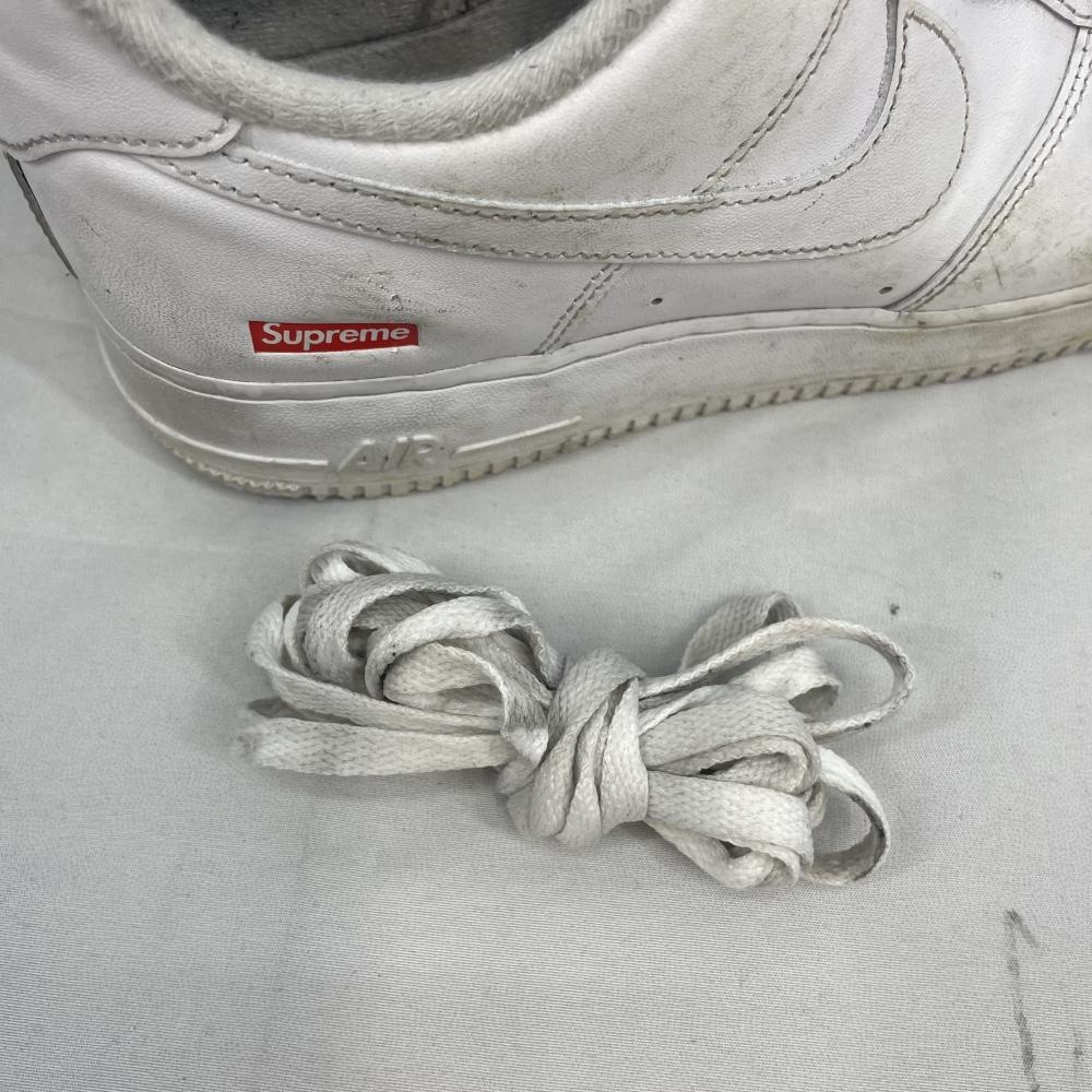 ����š�Supreme��NIKE AIR FORCE 1 Low 28cm �ۥ磻�� �����̎ߎ؎��ѡ��Ŏ�����O̾�Ų��ߤʤȡ�