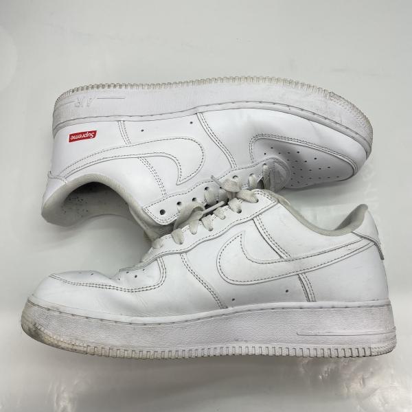 ����š�Supreme �� Nike Air Force 1 Low White ������27cm CU9225-100 ���줢���O���ġ�