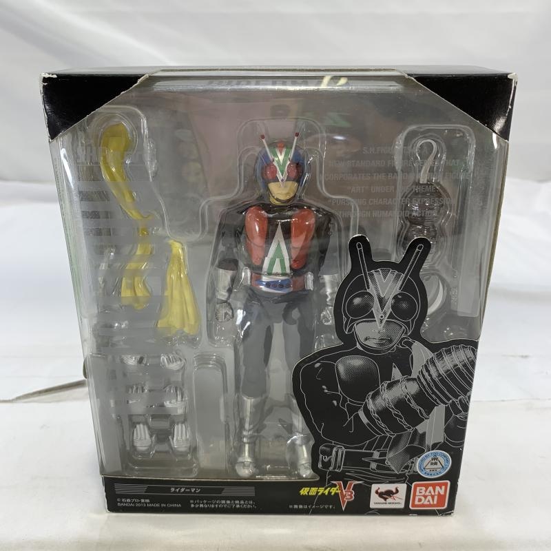 中古】開封)BANDAI S.H.Figuarts ライダーマン フィギュア 仮面