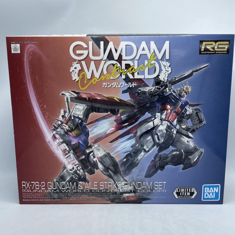 中古】ｶﾞﾝﾀﾞﾑ）RG ｶﾞﾝﾀﾞﾑ&ｴｰﾙｽﾄﾗｲｸｶﾞﾝﾀﾞﾑｾｯﾄ ｶﾞﾝﾀﾞﾑﾜｰﾙﾄﾞｺﾝﾄﾗｽﾄｶﾗｰ