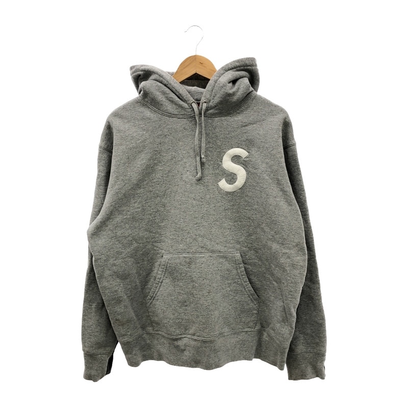 中古】Supreme S Logo Split Hooded Sweatshirt サイズM シュプリーム  