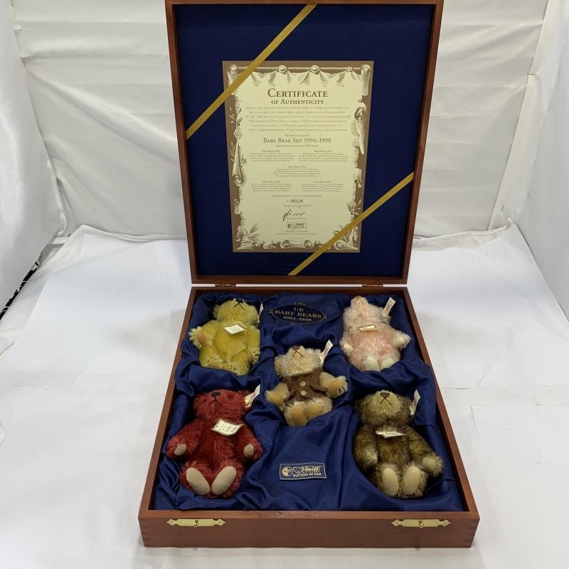 š۳)Steiff UK BABY BEARS 1994-1998 ̤ߡOŹ