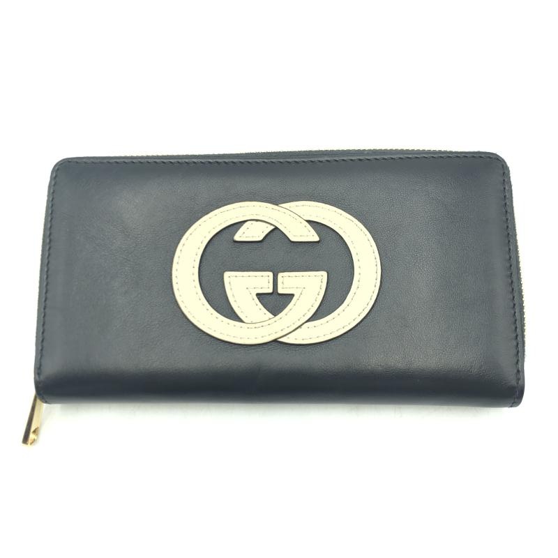 ����š�GUCCI BASKET �饦��ɥե����ʡ� �֥�å� 658839�����å���O˭�ġ�