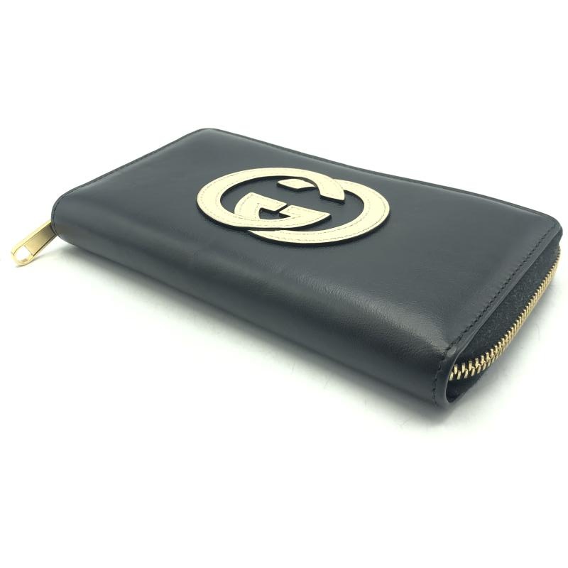����š�GUCCI BASKET �饦��ɥե����ʡ� �֥�å� 658839�����å���O˭�ġ�