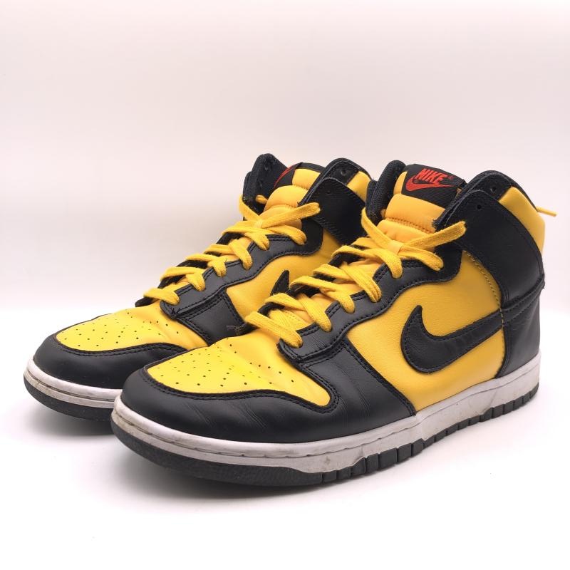 ����š�Nike Dunk High "University Gold and Black" 28.5cm DD1399-700 �ʥ��� ���� �ϥ� "��˥С����ƥ�������� ����� �֥�å�"��O˭�ġ�