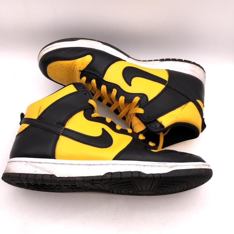 ����š�Nike Dunk High "University Gold and Black" 28.5cm DD1399-700 �ʥ��� ���� �ϥ� "��˥С����ƥ�������� ����� �֥�å�"��O˭�ġ�