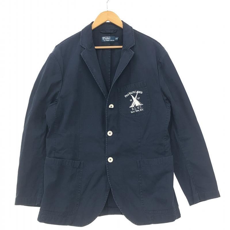 美品 高級 ラルフローレン 現行モデル 紺ブレザー サイズ42R ネイビー POLO RALPH LAUREN ポロ・ラルフローレン 金ボタン 紺ブレザー