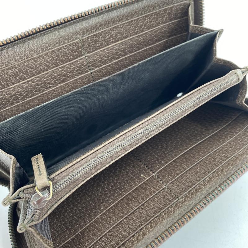 ����š�GUCCI �饦��ɥ��åץ�����å� Ĺ���� �֥饦�� ���å� GG���ץ꡼���OȾ�ġ�