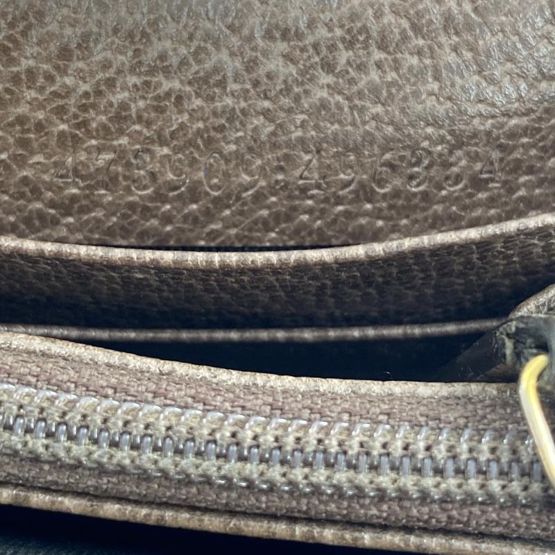 ����š�GUCCI �饦��ɥ��åץ�����å� Ĺ���� �֥饦�� ���å� GG���ץ꡼���OȾ�ġ�