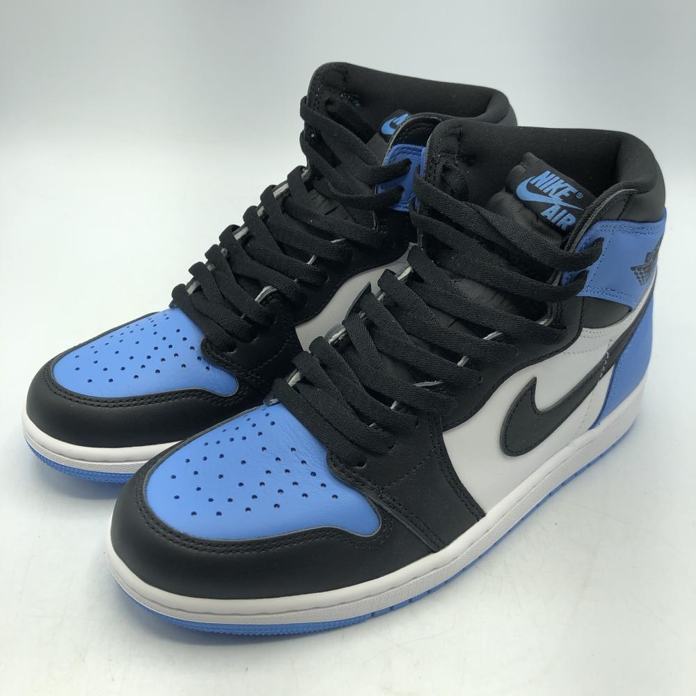 シューズ(男性用) NIKE Air Jordan 1 UNC 中古】NIKE AIR JORDAN 1 RETRO HIGH OG UNC Toe 27cm DZ5485