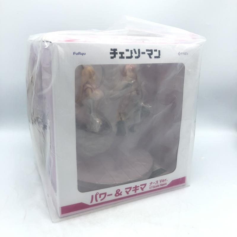 中古】未開封)フリュー/MAPPA 1/7 パワー＆マキマ ナースVer