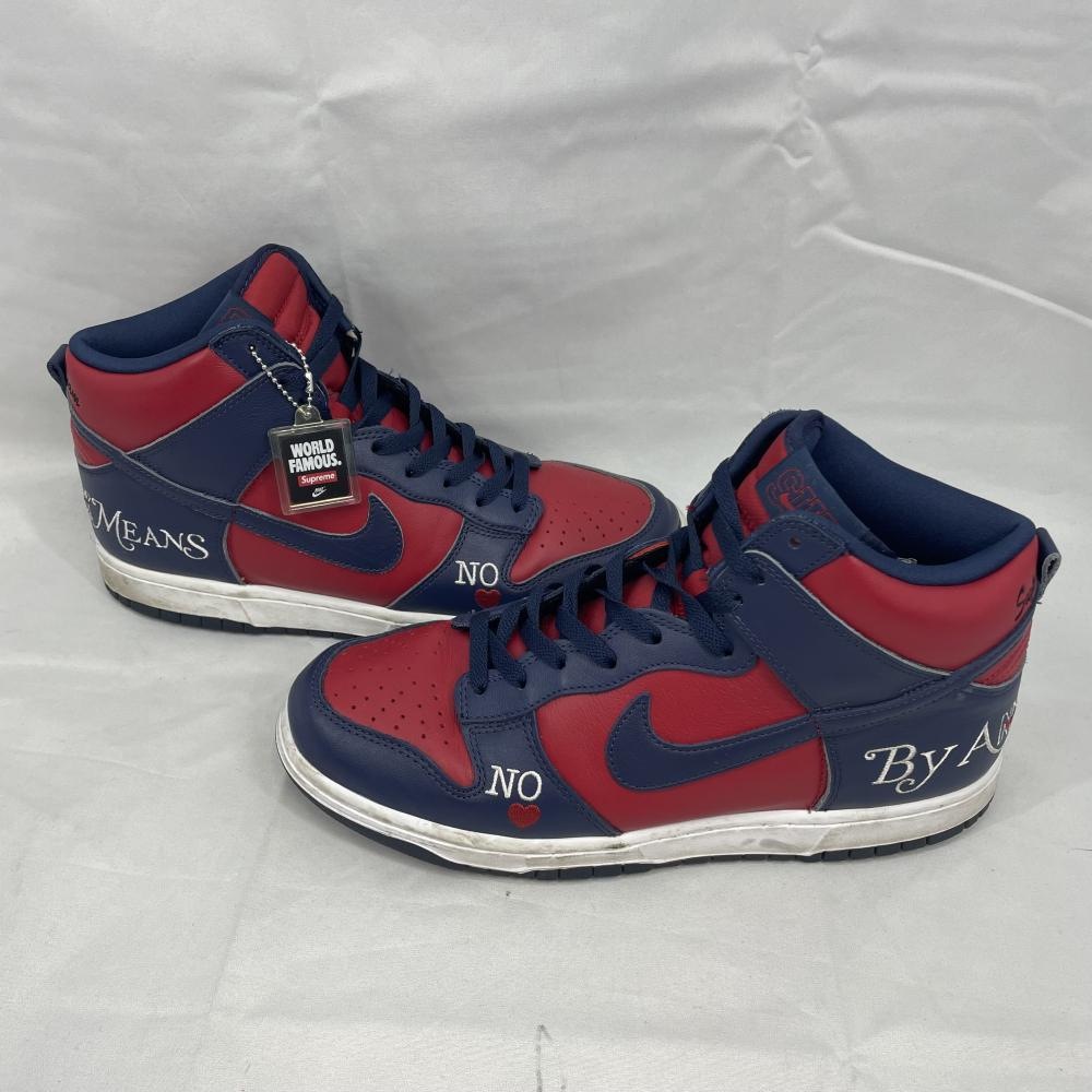 ����š�NIKE SB��Supreme 22SS DUNK HIGH OG By Any Means 28.5cm DN3741-600 �Ŏ����������̎ߎ؎��ѡ�O̾�Ų��ߤʤȡ�
