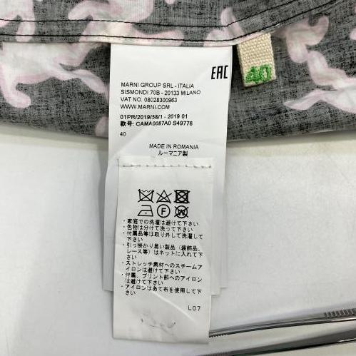 ����š�MARNI ���󥹥Хˡ� L/S����� 40 �֥�å��ߥԥ󥯡��ޡ��ˡ�O������