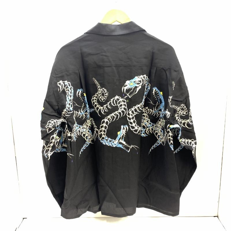 ����š�WACKO MARIA ���͡��������� L/S �����ץ󥫥顼����� L �֥�å� �拾�ޥꥢ��O��¼��