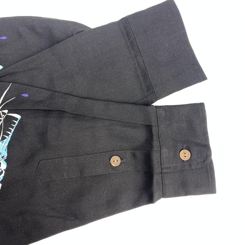 ����š�WACKO MARIA ���͡��������� L/S �����ץ󥫥顼����� L �֥�å� �拾�ޥꥢ��O��¼��