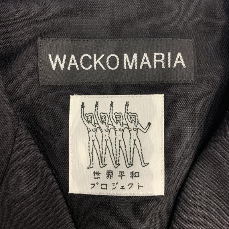 ����š�WACKO MARIA ���͡��������� L/S �����ץ󥫥顼����� L �֥�å� �拾�ޥꥢ��O��¼��