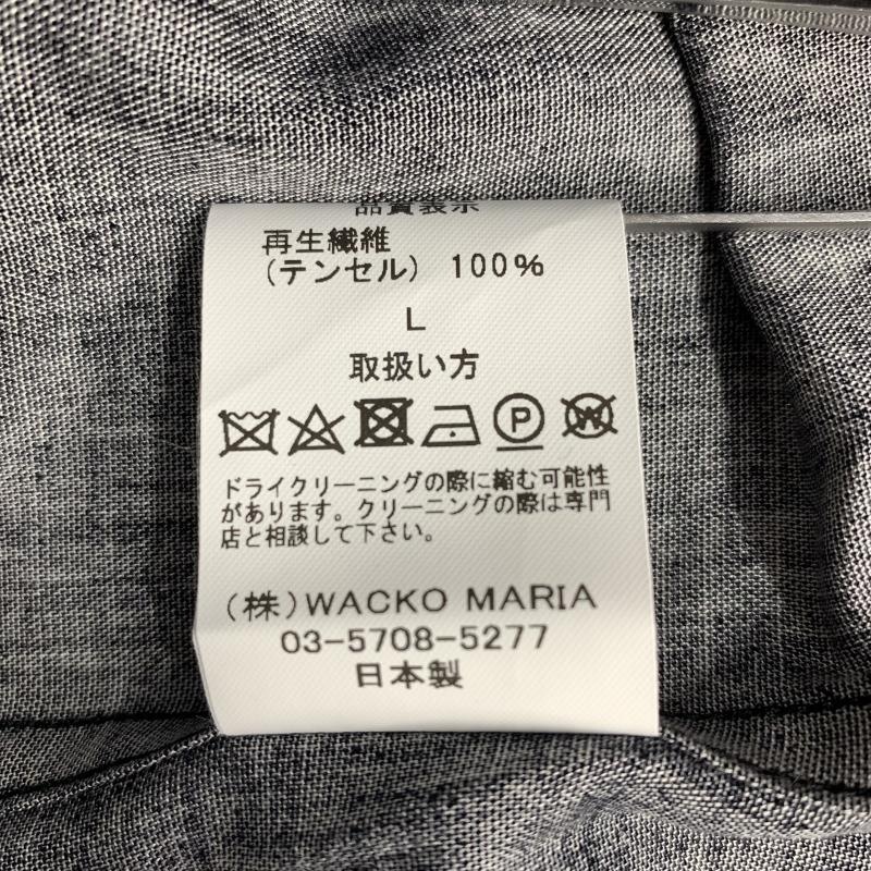 ����š�WACKO MARIA ���͡��������� L/S �����ץ󥫥顼����� L �֥�å� �拾�ޥꥢ��O��¼��
