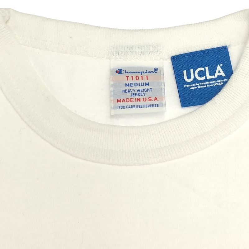 ����š�Champion UCLA �ƥ����ƥ󥤥�֥� T����� M C5-X301 �ۥ磻�� �����ԥ����OȾ��Ź��