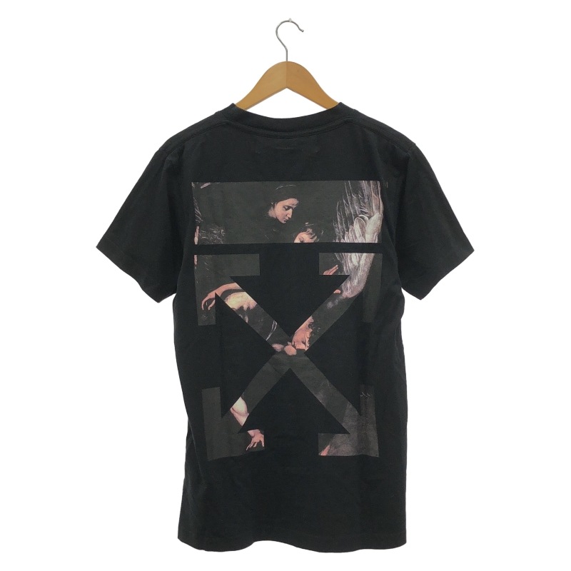 ����š�OFFWHITE �Хå��ץ���ȾµT����� M �֥�å� ���եۥ磻�ȡ�OȾ��Ź��