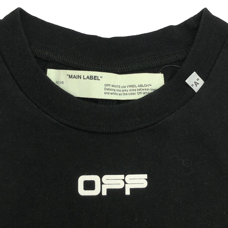 ����š�OFFWHITE �Хå��ץ���ȾµT����� M �֥�å� ���եۥ磻�ȡ�OȾ��Ź��